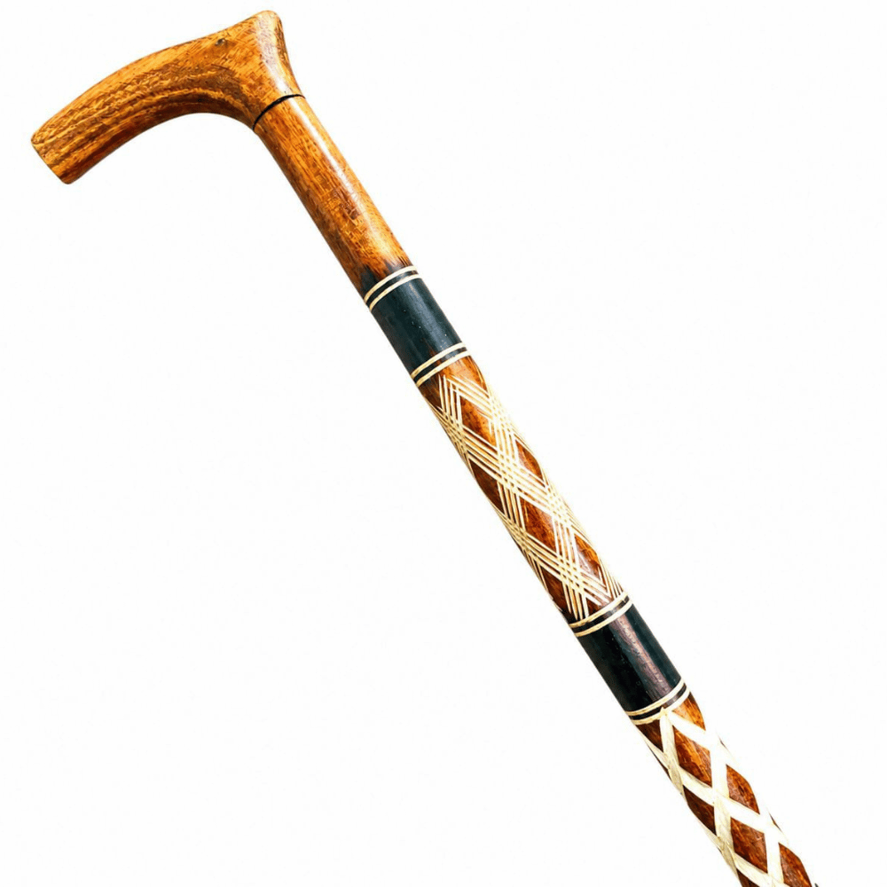 Premium Handcrafted Wooden Walking Stick (ARTICLE 011)