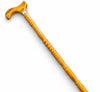Premium Handmade Wooden Walking Stick (ARTICLE 10 ORANGE)