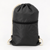 Premium Black Drawstring Travel Bag