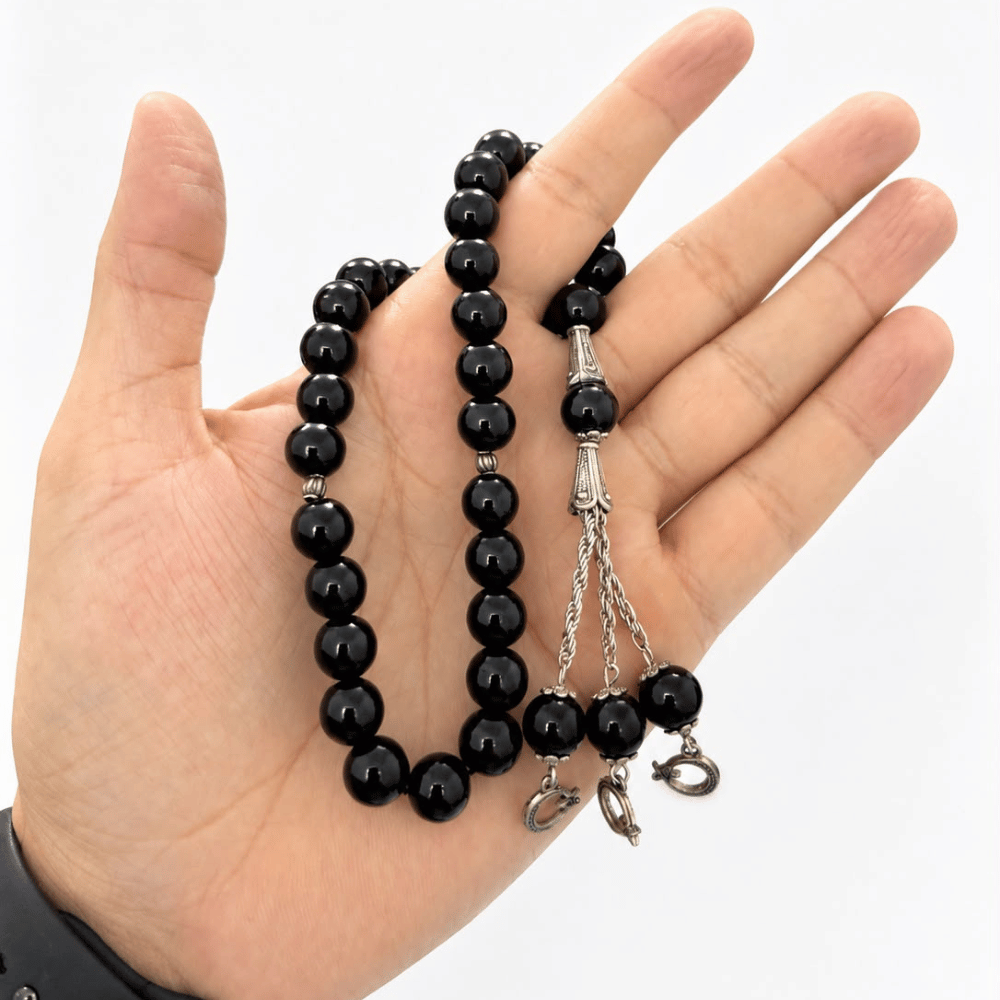 Premium Black Tasbeeh Prayer Beads