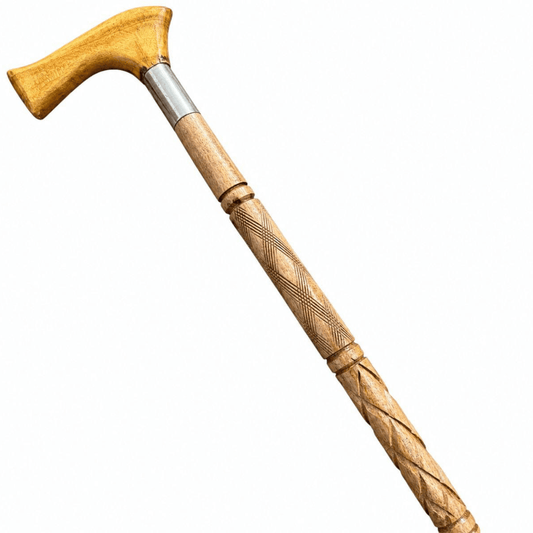 Premium Handcrafted Wooden Walking Stick (ARTICLE 002)