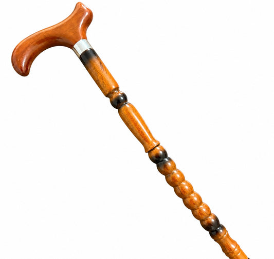 Premium Handmade Wooden Walking Stick (ARTICLE 10 CAMEL)