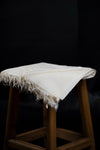 Premium 72 Wool Plan White Shawl